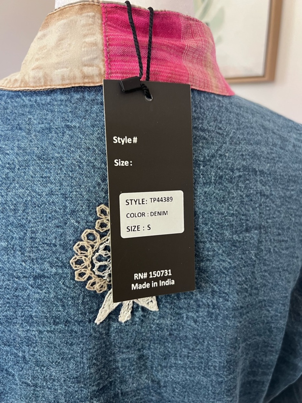 Flash Sale! NWT Young Threads Mixed Media Open Front Kimono/Jacket - Size S - Picture 7 of 15